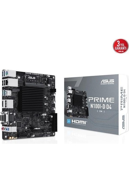 Prıme N100I-D D4-Csm Wıfı Ddr4-Intel N100 Tümleşik Işlemcili Kurumsal Anakart