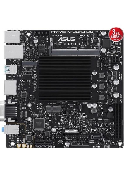 Prıme N100I-D D4-Csm Wıfı Ddr4-Intel N100 Tümleşik Işlemcili Kurumsal Anakart
