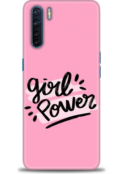 Oppo A91 / Reno 3 Kılıf Hd Baskılı - Girll Power