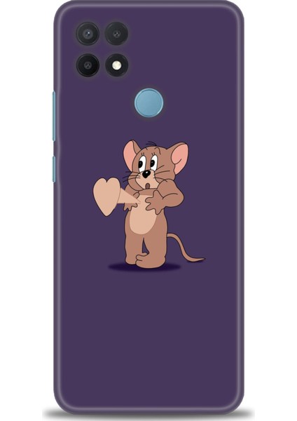 Oppo A15 Kılıf Hd Baskılı - Aşık Jerry