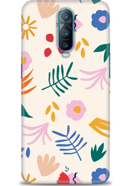 Oppo RX17 Pro Kılıf Hd Baskılı - Renkli Dallar