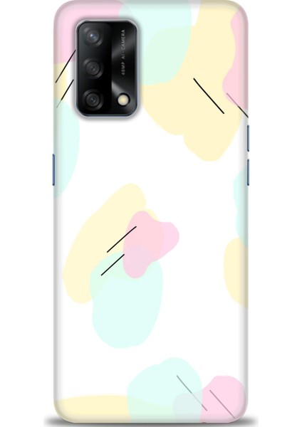 Oppo A74 Kılıf Hd Baskılı - Renkler Çubuklar
