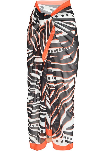 Zebra Fiamma Şifon Pareo