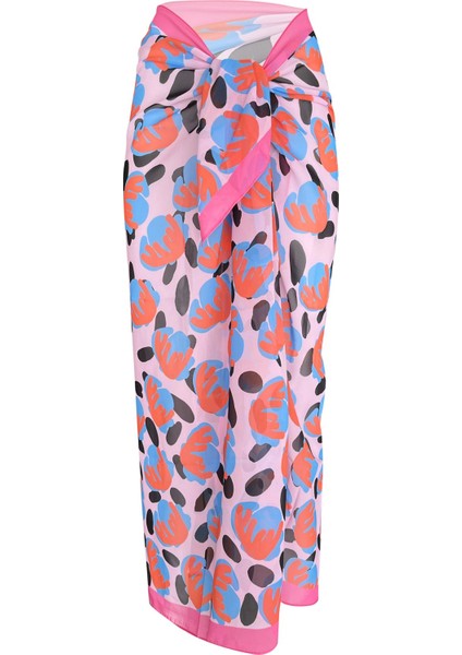 Pink Punch Şifon Pareo