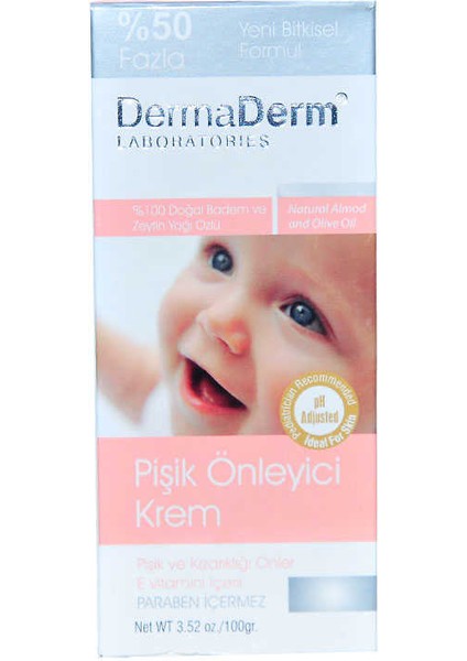 Pişik Önleyici Krem 100 gr