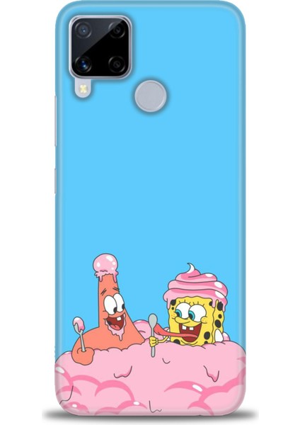 Realme C15 Kılıf Hd Baskılı - Spongebob
