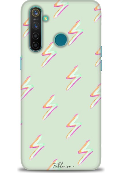 Realme 5 Pro Kılıf Hd Baskılı - Şimşekler