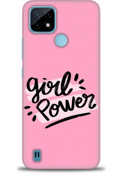 Realme C21 Kılıf Hd Baskılı - Girll Power