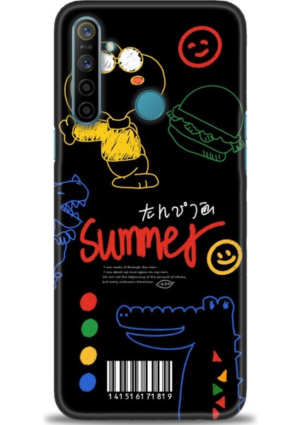 Realme 6i Kılıf Hd Baskılı - Summer