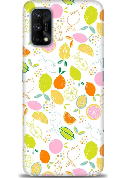 Realme 7 Pro Kılıf Hd Baskılı - Renkli Limonlar