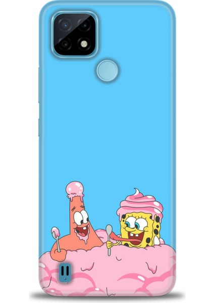 Realme C21 Kılıf Hd Baskılı - Spongebob