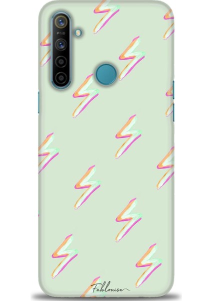 Realme 6i Kılıf Hd Baskılı - Şimşekler