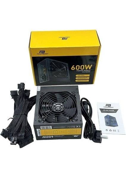 600W PB600AR 12CM Fanlı Power Supply fiyatları