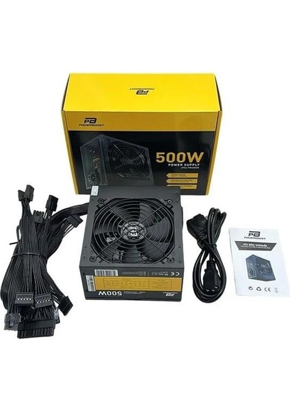 500W PB500AR 12CM Fanlı Power Supply