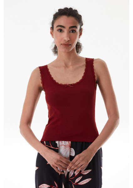Basic Dantelli Askılı Body