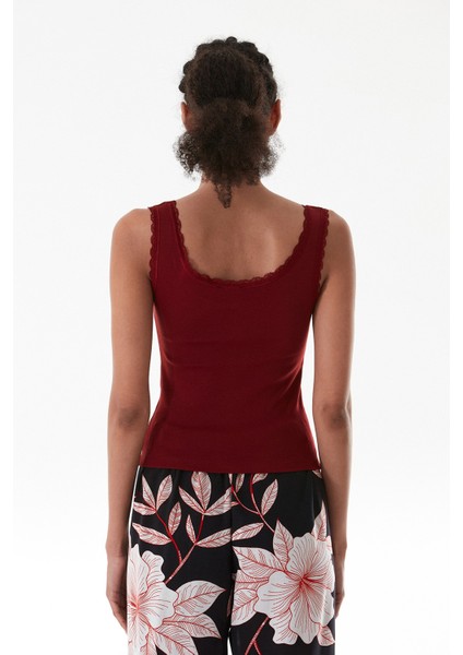Basic Dantelli Askılı Body