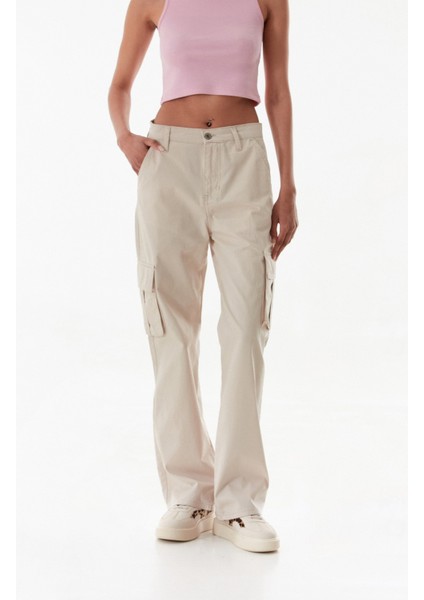 Kargo Cepli Palazzo Gabardin Pantolon modelleri