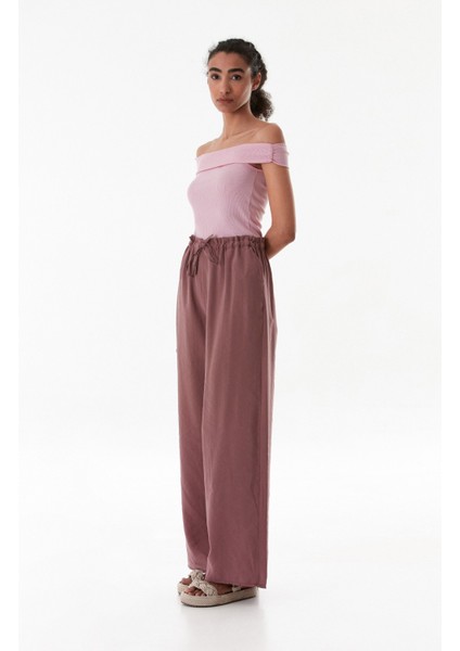 Beli Bağlamalı Bol Paça Pantolon fiyatları