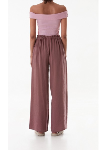 Beli Bağlamalı Bol Paça Pantolon fırsatları