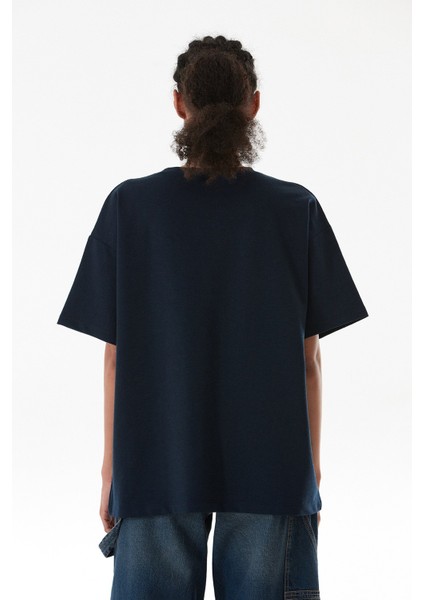 Basic Bisiklet Yaka Oversize Tişört indirimleri
