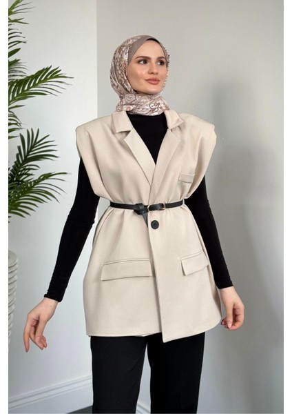 Willa Kemerli Vatkalı Yelek Taş modelleri