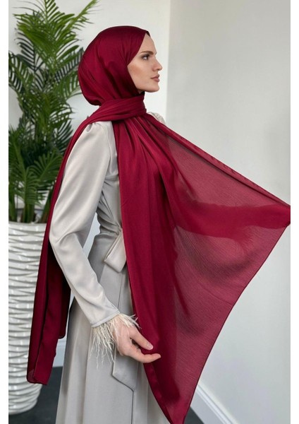 Jan Jan Abiye Şal Bordo