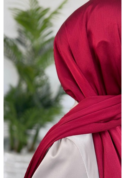 Jan Jan Abiye Şal Bordo modelleri