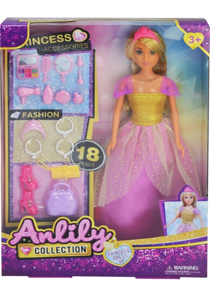 Bebek Makyaj ve Aksesuar Seti Pembe