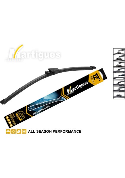 Silecek Süpürgesi 280 mm Aerotwın Arka Seat-Vw 2008 (Sürgülü-Kilitli)