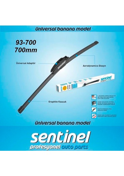 Silecek Süpürgesi 700 mm Aerotwın