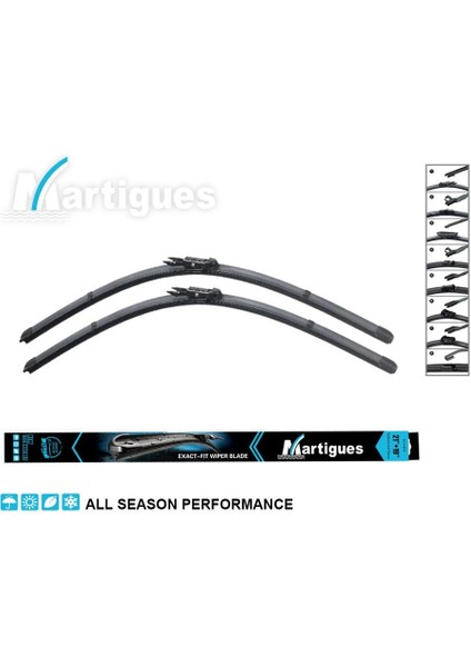 Silecek Süpürgesi 700/380MM Aerotwın Ford Tourneo/transit 2013 (Mandallı)