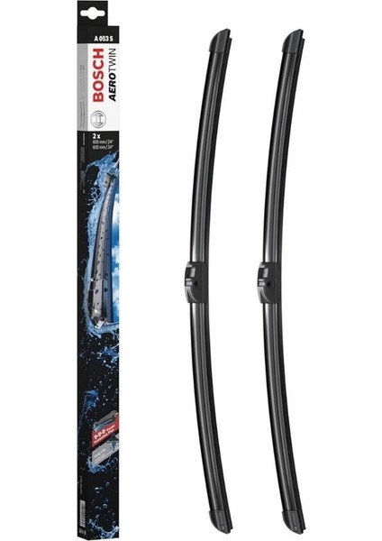 SİLECEK SÜPÜRGESİ 600/600 MM AEROTWIN (A053S) MERCEDES C SERİSİ/CLS SERİSİ/E SERİSİ