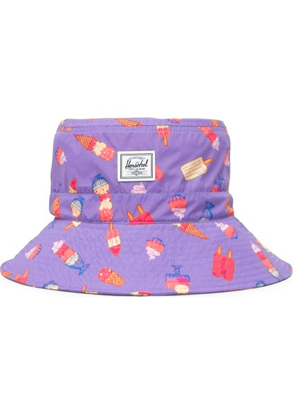Lila Kız Çocuk Şapka 50559-06615-OS-BEACH Uv Bucket Hat