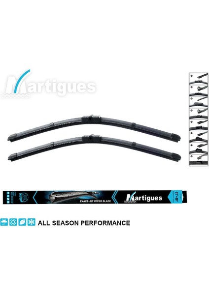 Silecek Süpürgesi 650/425 mm Aerotwın Ford Focus Iı 2004 (Delikli)
