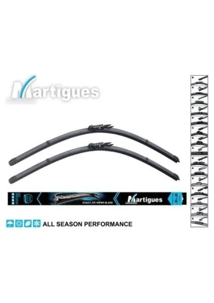 Silecek Süpürgesi 600/475 mm Aerotwın (Mandallı)