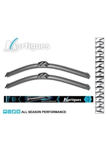 Silecek Süpürgesi 600/600 mm Aerotwın (Özel Aparat Delikli) Mercedes