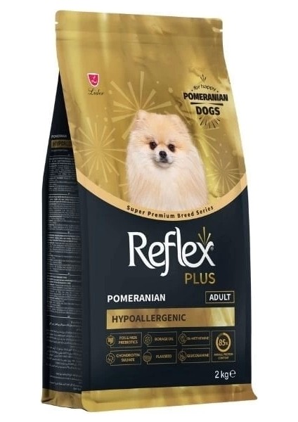 Reflex Plus Pomeranian Hypoallergenic Tavuklu Yetişkin Köpek Maması 2 kg