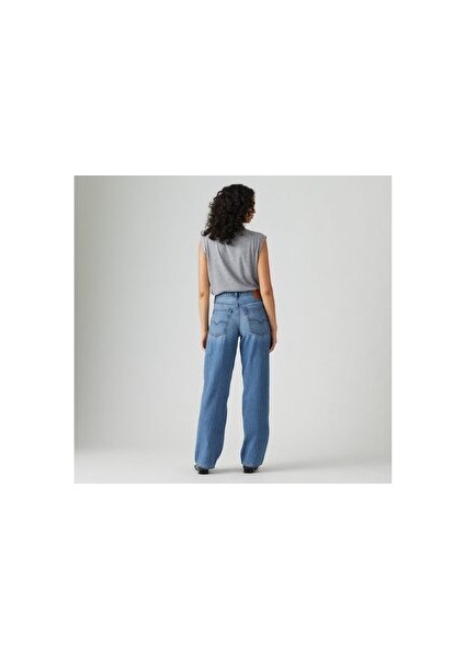 Baggy Dad Kadın Jean Pantolon - Heavy Check
