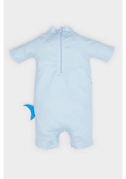 Erkek Bebek Köpek Balığı Desenli Mayo E3356A525SM