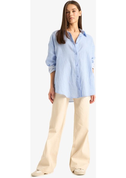 Beli Lastikli Uzun Jean Pantolon E8004AX25SM fırsatları