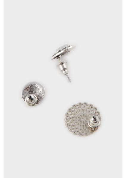 Kadın Eskitme 3'lü Silver Küpe E4522AXNS modelleri