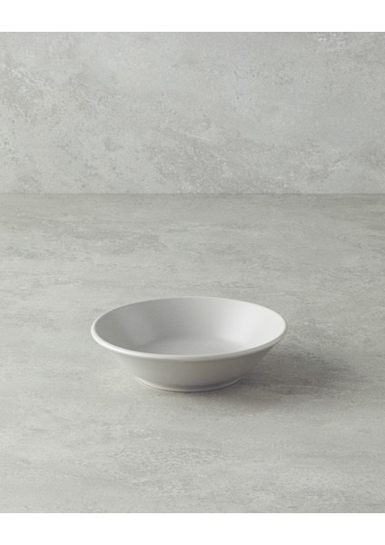 Mile Seramik Çukur Tabak 18 cm Gri