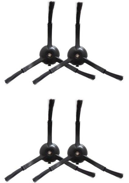 Roborock Q Revo Master Siyah Uyumlu Yedek Yan Fırça-4 Adet