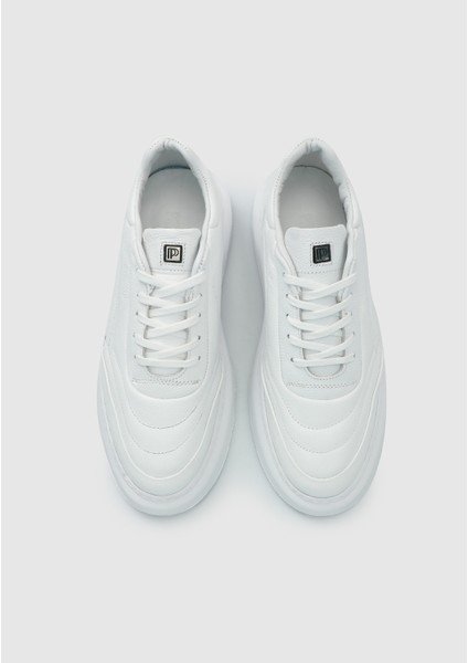 Beyaz Deri Erkek Sneaker indirimleri