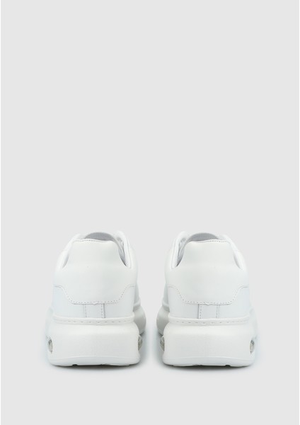 Beyaz Deri Erkek Sneaker fırsatları