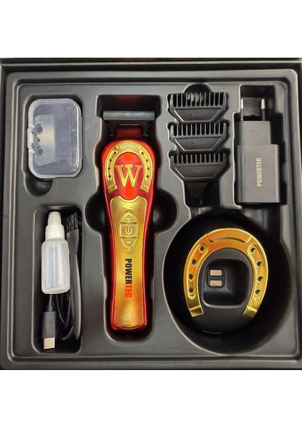 TR-2828 Tam Profesyonel 9.000RPM 8 Kademeli Sakal Ense Kesim-Çizim Makinesi +Yedek Dlc Bıçak Seti