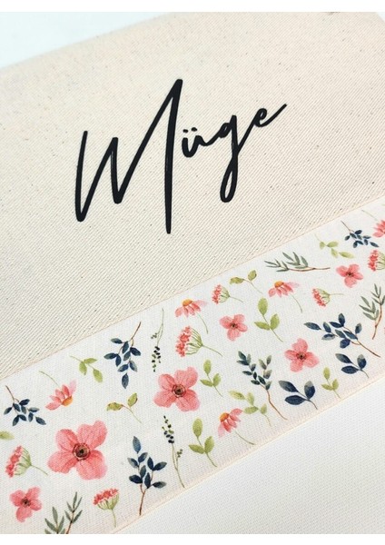 Isme Özel Kişiye Özel Yeşil Yaprak Desenli Baskılı Clutch Kadın Bez Çanta Bez Makyaj Çantası modelleri