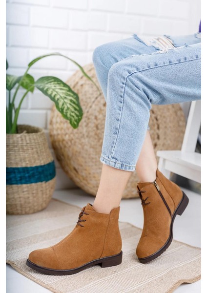 Tarçın Hakiki Deri Kadın Deri Bot TRC49-2733 fiyatları