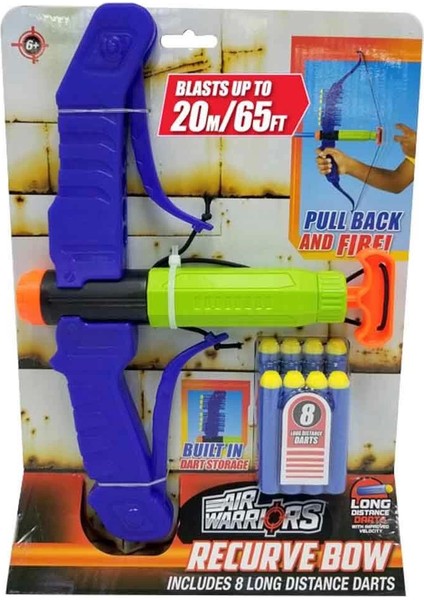 Recurve Bow 8 Mermili Sünger Dart Atan Yay
