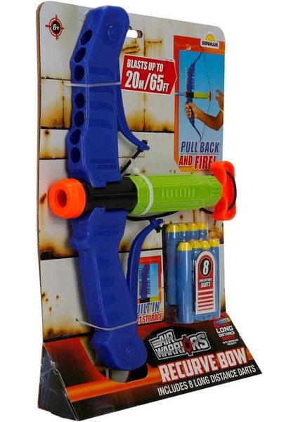 Recurve Bow 8 Mermili Sünger Dart Atan Yay